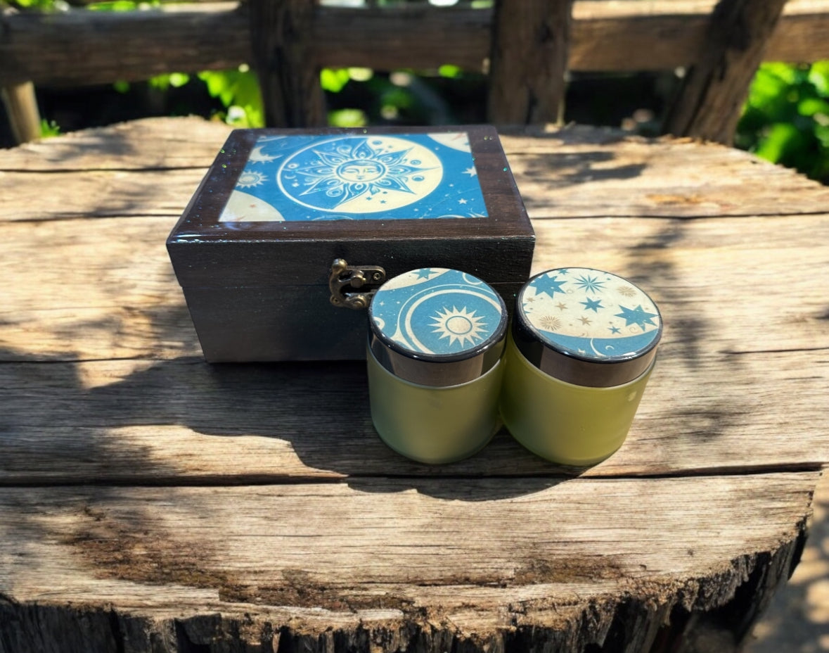 Walnut Glitter Mushroom Box Set