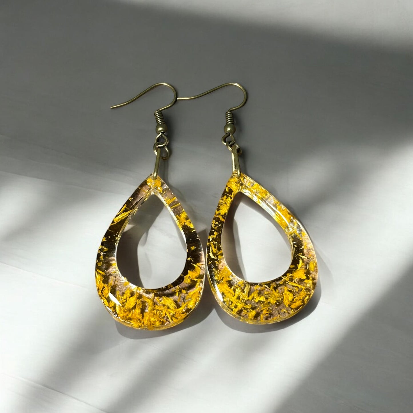 Sunflower Dangle Earring