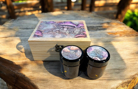 Oak Glitter Mushroom Box Set